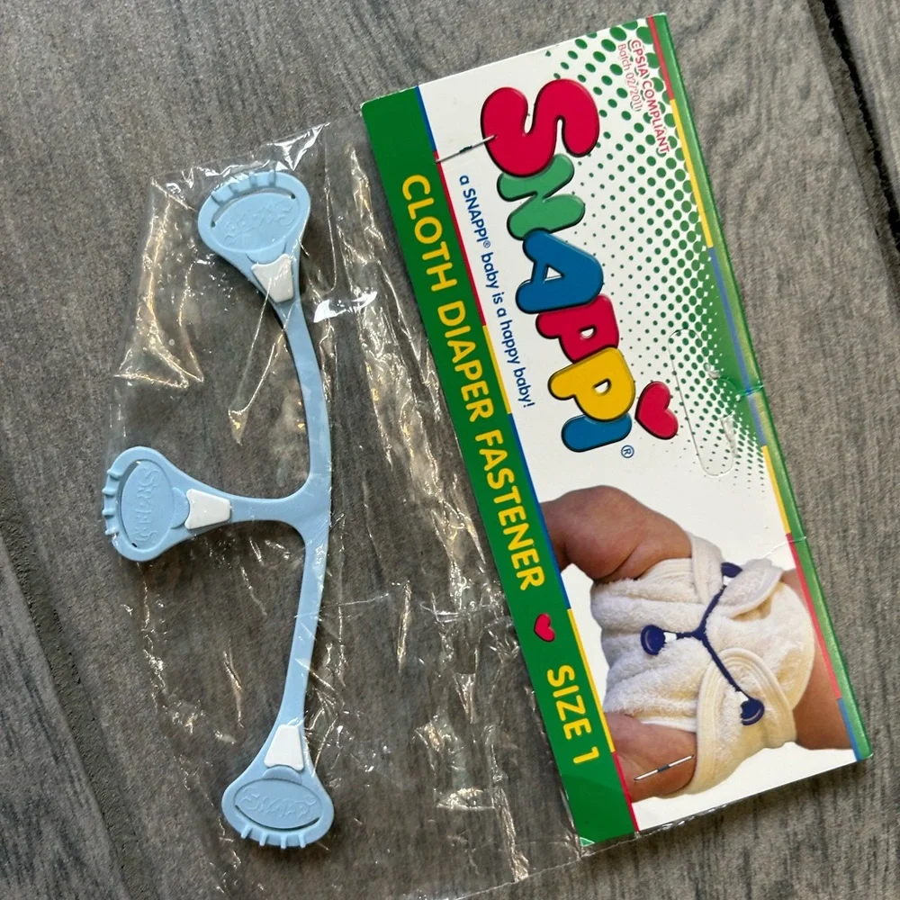 NWT Snappi cloth diaper fastener baby accessory cloth diapering closure hook pin